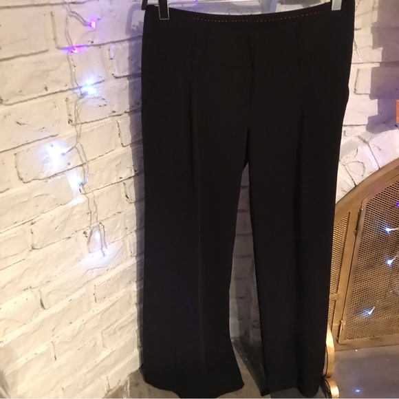🖤Alice + Olivia To Work Wide Leg Trouser Pant in Black Size 2 - Picture 5 of 12